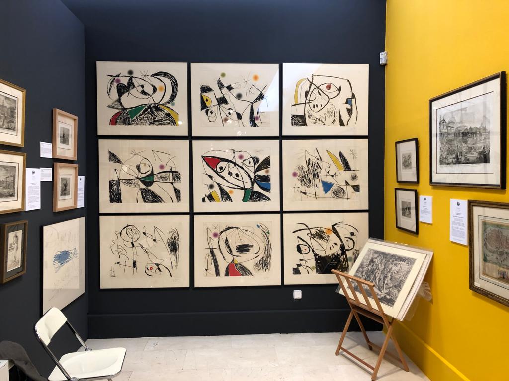 Obra de Miró en Galería Frame