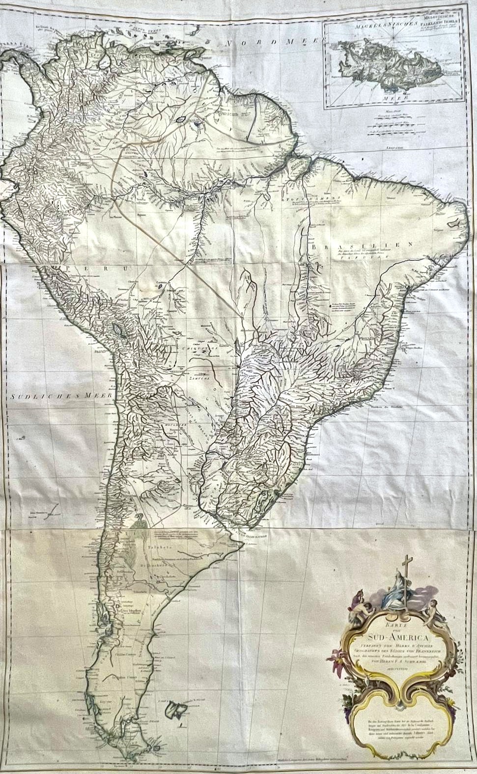 Karte von Sud-America